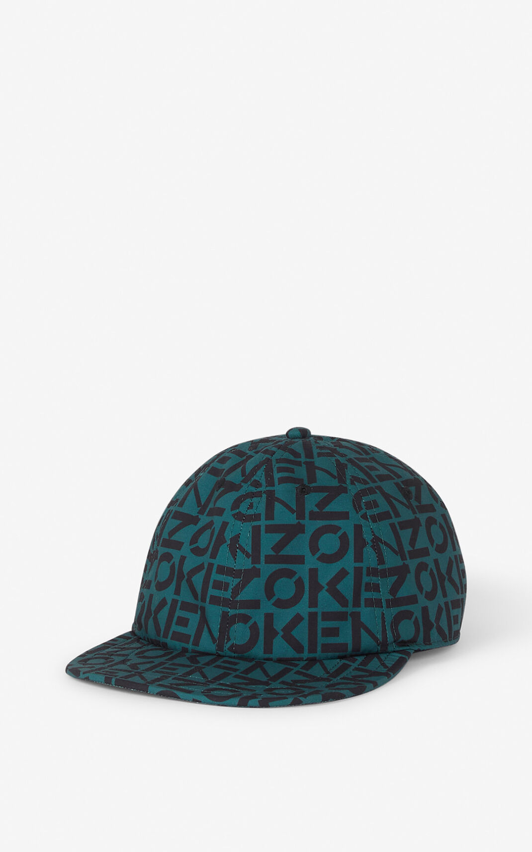 Gorras Kenzo Monogrammed baseball Hombre Verde Oscuro - SKU.6400391